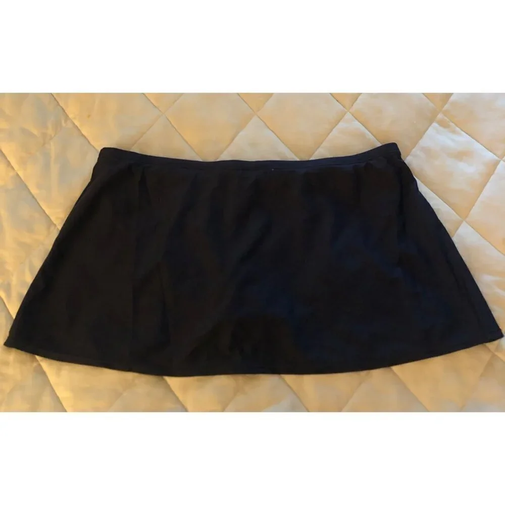 Women's Croft & Barrow Black Tennis Athletic Skirt Size 14 - Picture 5 of 7